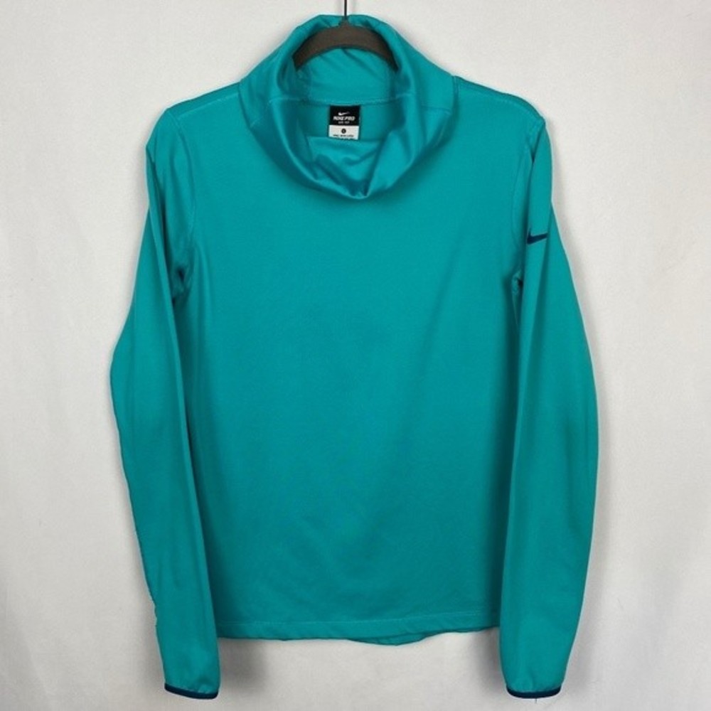 Nike Turquoise Cowl Neck Sweater